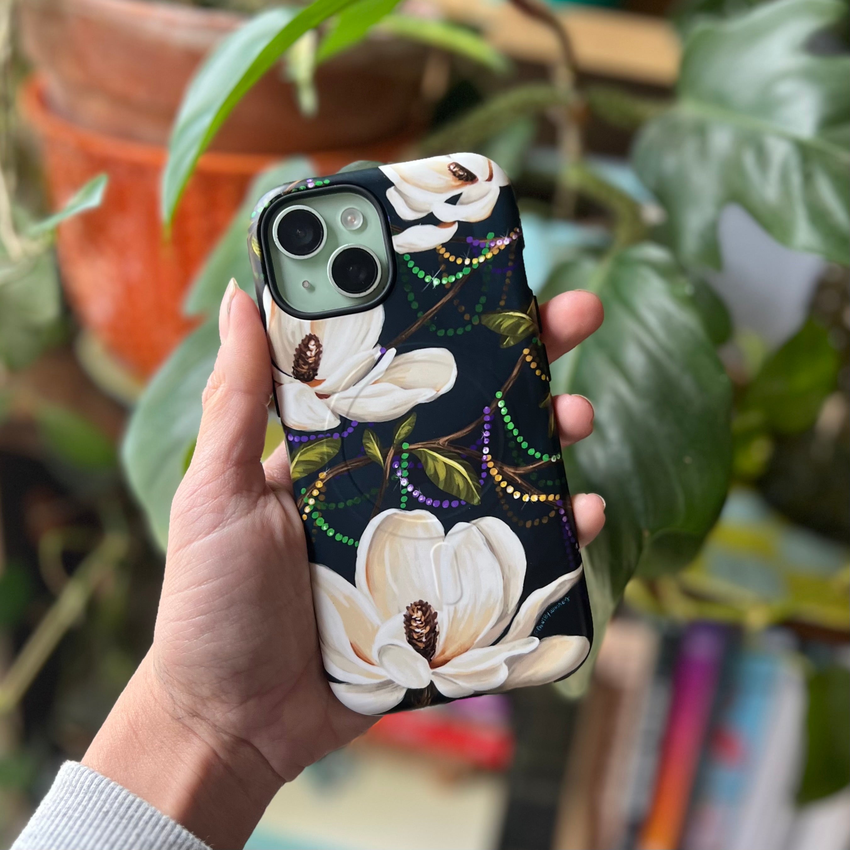 MardiGrasgnolia Phone Case